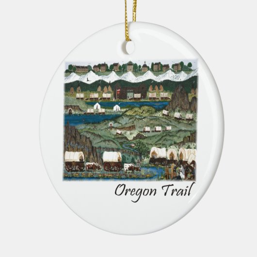 Oregon Trail Keramik Ornament (Links)