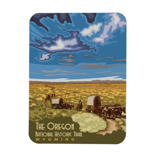 Oregon Trail Magnet (Vertikal)