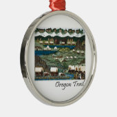 Oregon Trail Ornament Aus Metall (Rechts)