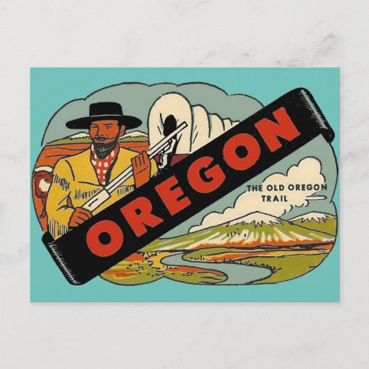 Oregon Trail Postcard Postkarte (Vorderseite)