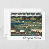 Oregon Trail Postkarte (Vorne/Hinten)