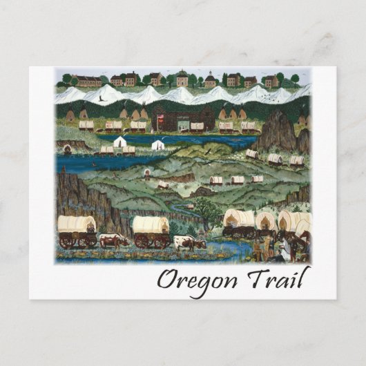 Oregon Trail Postkarte (Vorderseite)