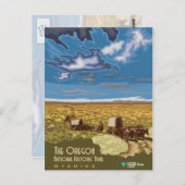 Oregon Trail Postkarte (Vorne/Hinten)