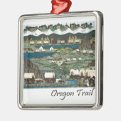 Oregon Trail Silbernes Ornament (Links)