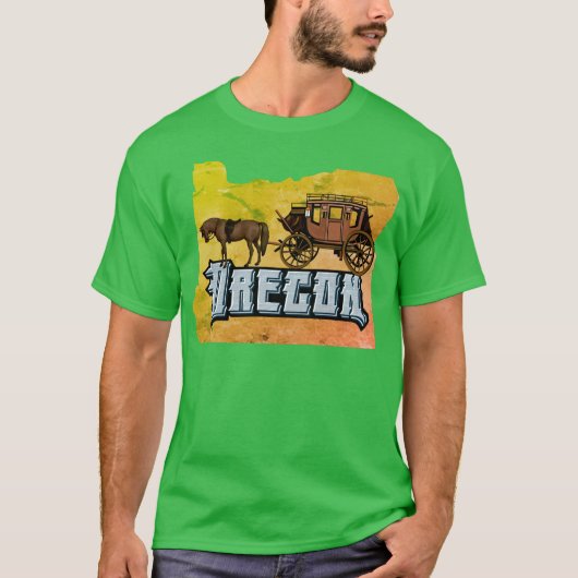 Oregon Trails Wagon T - Shirt (Vorderseite)