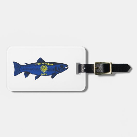 Oregon Trout Gepäckanhänger (Vorderseite horizontal)