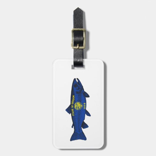 Oregon Trout Gepäckanhänger (Vorderseite vertikal)