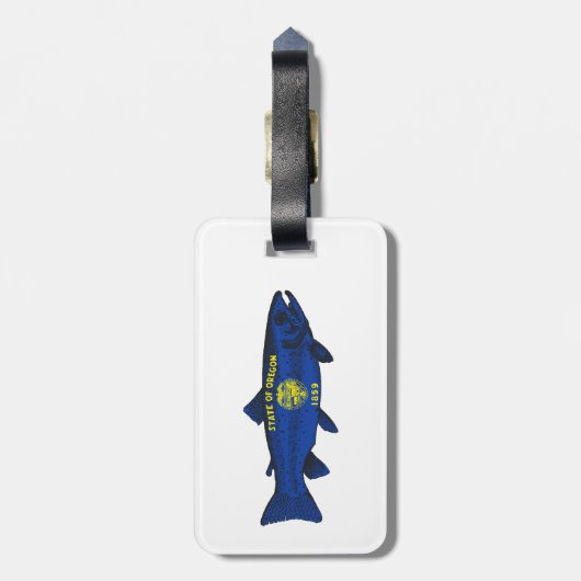 Oregon Trout Gepäckanhänger (Rückseite vertikal)