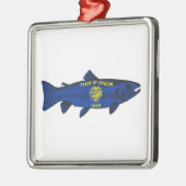 Oregon Trout Ornament Aus Metall (Links)