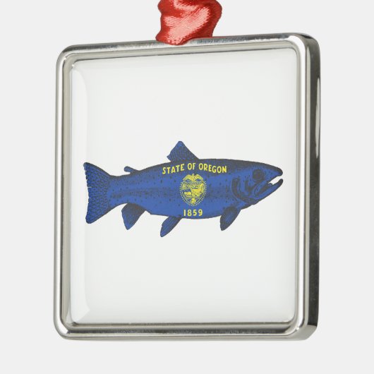 Oregon Trout Ornament Aus Metall (Links)