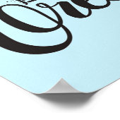 Oregon Typografie Design Poster (Ecke)