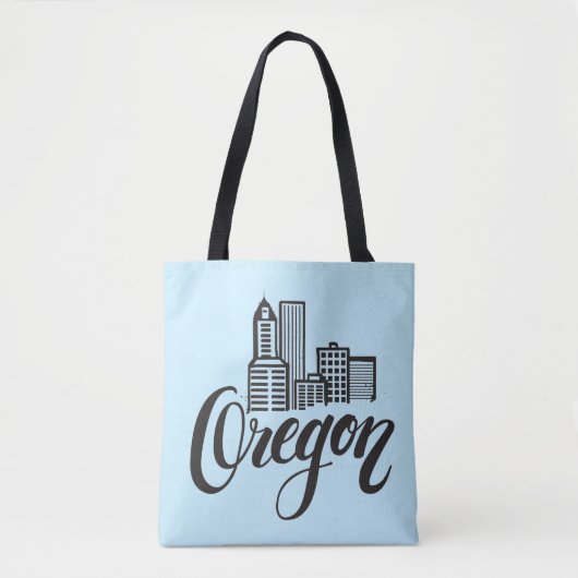 Oregon-Typografie-Entwurf Tasche (Vorderseite)