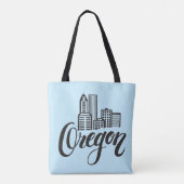 Oregon-Typografie-Entwurf Tasche (Rückseite)