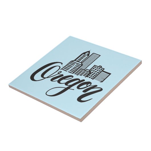 Oregon Typografie Fliese (Seite)