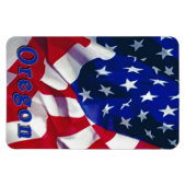 Oregon über USA Magnet (Horizontal)