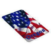Oregon über USA Magnet (Rechte Seite)