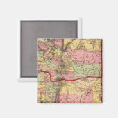 Oregon und das Territorium Washington Magnet (Vorderseite/Rückseite)