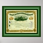 Oregon und Transcontinental Company ~ Poster (Vorne)
