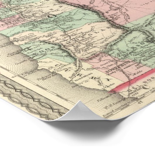 Oregon und Washington Poster (Ecke)