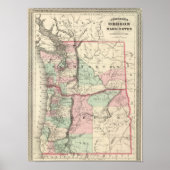 Oregon und Washington Poster (Vorne)