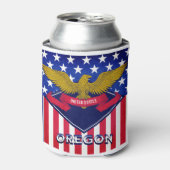 Oregon USA Flag Dosenkühler (Kanne Vorderseite)