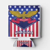 Oregon USA Flag Dosenkühler (Rückseite)