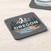 Oregon USA Getränkeuntersetzer (Linke Seite)