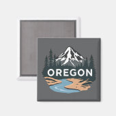Oregon USA Magnet (Vorderseite/Rückseite)