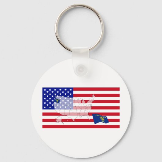 Oregon, USA Schlüsselanhänger (Vorderseite)