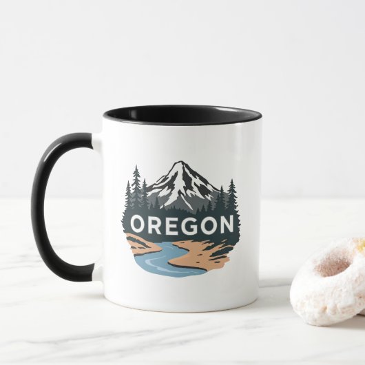Oregon USA Tasse (Mit Donut)