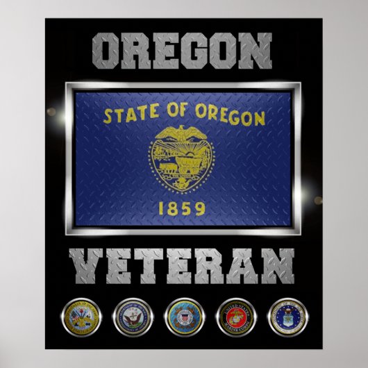 Oregon Veteran Poster (Vorne)