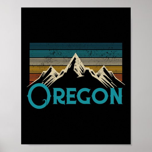 Oregon Vintag Souvenir Poster (Vorne)