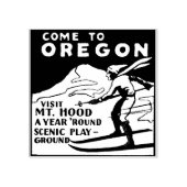 Oregon Vintage Retrogummi Briefmarke Gummistempel (Prägung)