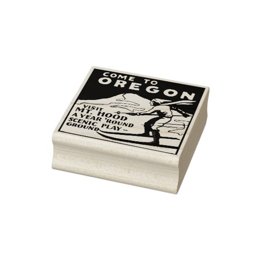 Oregon Vintage Retrogummi Briefmarke Gummistempel (Stempel)