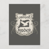 Oregon Vogelbeobachter Postkarte (Vorderseite)