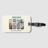 Oregon - Waldtide und Küstenstreifen Gepäckanhänger (Vorderseite (Horizontal))