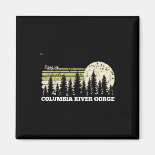 Oregon Wandern Columbia River Gorge Bäume Natur Fo Magnet