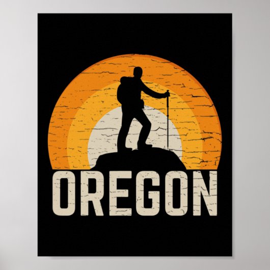Oregon Wandern Poster (Vorne)