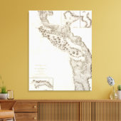 Oregon Washington British Columbia Leinwanddruck (Insitu (Wohnzimmer))