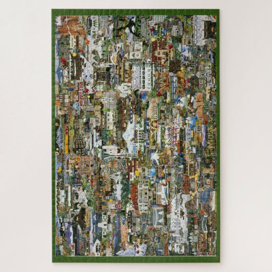 Oregon & Washington Collage Jigsaw Puzzle (Vertikal)