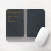 Oregon, Washington, Idaho, Montana Mousepad (Mit Mouse)