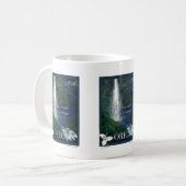 Oregon Waterfall Poster Kaffeetasse (Vorderseite Links)