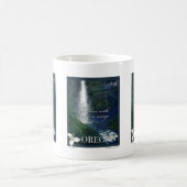 Oregon Waterfall Poster Kaffeetasse (Mittel)