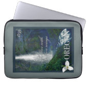 Oregon Waterfall Poster Laptopschutzhülle (Vorderseite)