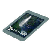 Oregon Waterfall Poster Magnet (Linke Seite)