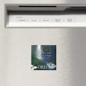 Oregon Waterfall Poster Magnet (In Situ (Geschirrspüler))