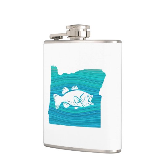 Oregon Wave Fishing Flachmann (Links)