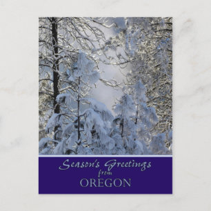 Oregon Weihnachtskarte/Staat-spezifische Postkarte
