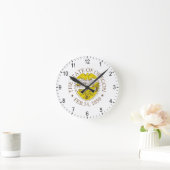 Oregon-Zeichen Runde Wanduhr (Zuhause)