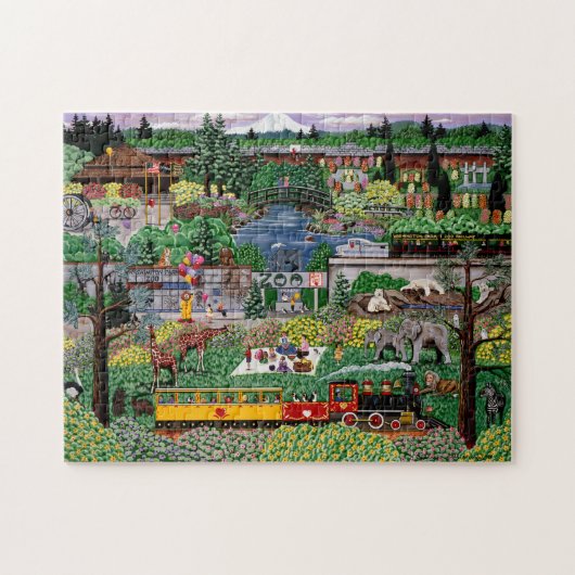 Oregon-Zoo-Puzzlespiel Puzzle (Horizontal)